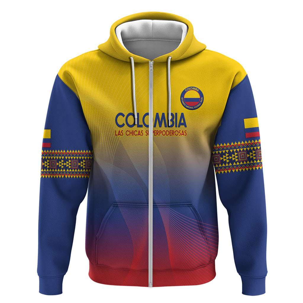 Custom Colombia Football Hoodie Summer 2024 Las Chicas Superpoderosas LT14