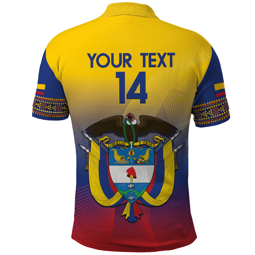 Custom Colombia Football Polo Shirt Summer 2024 Las Chicas Superpoderosas LT14