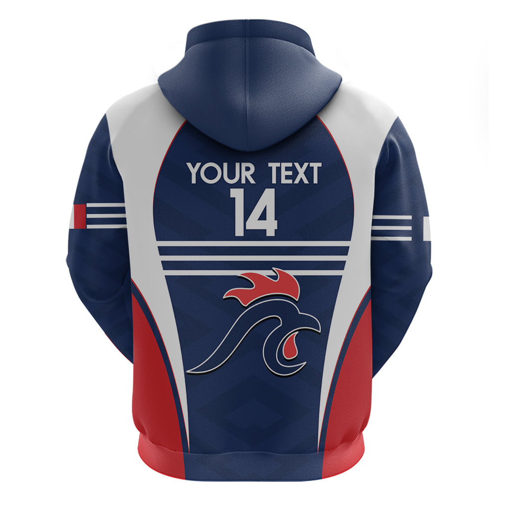 Custom France Football Hoodie Summer 2024 Les Bleues LT14