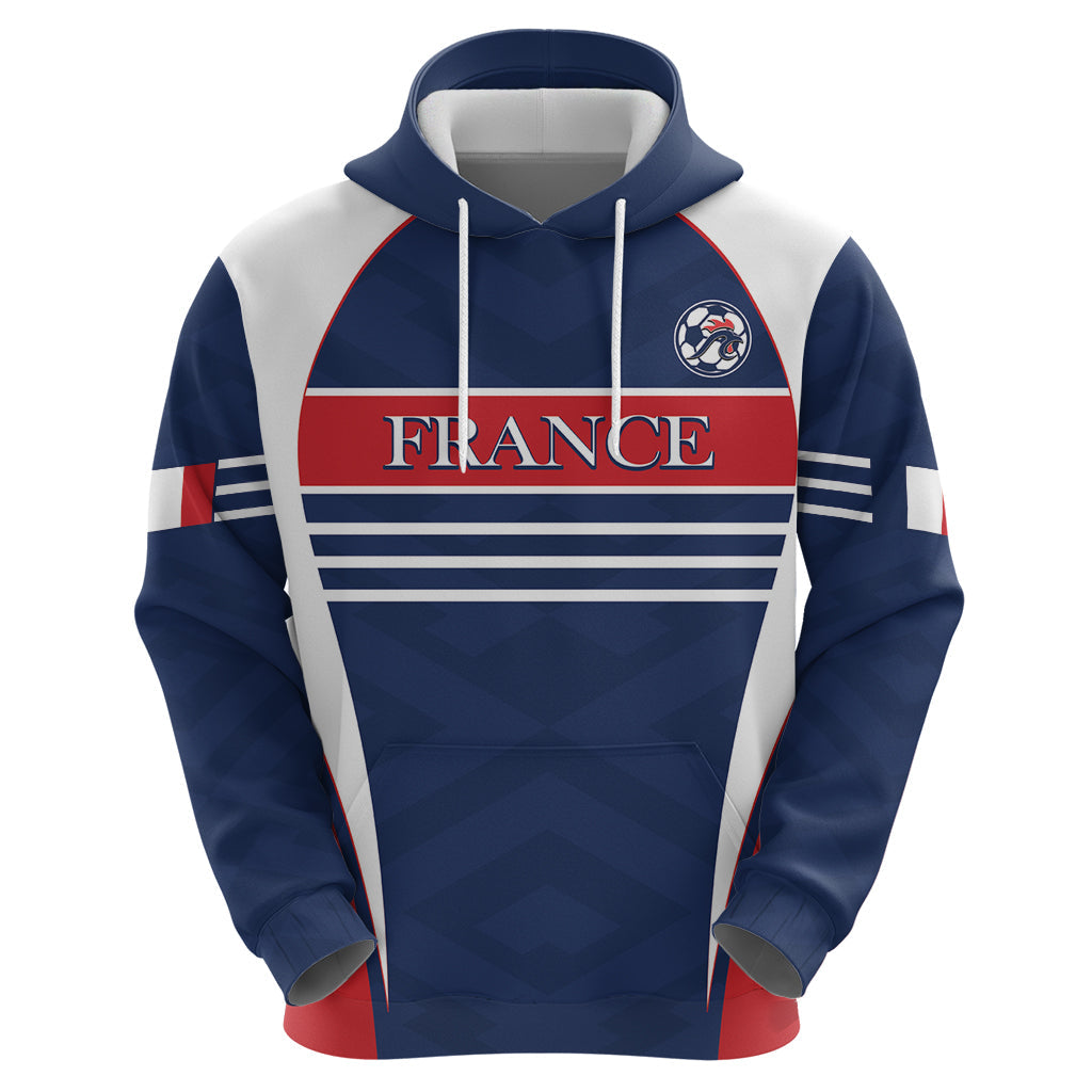 Custom France Football Hoodie Summer 2024 Les Bleues LT14