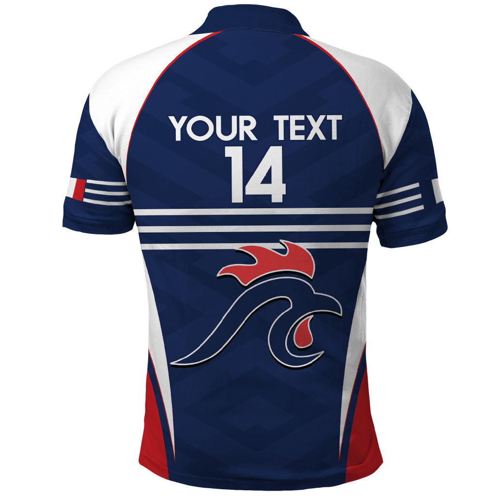 Custom France Football Polo Shirt Summer 2024 Les Bleues LT14