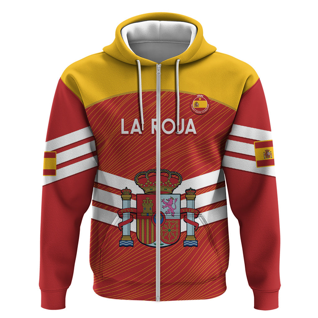 Custom Spain Football Hoodie Summer 2024 La Roja LT14