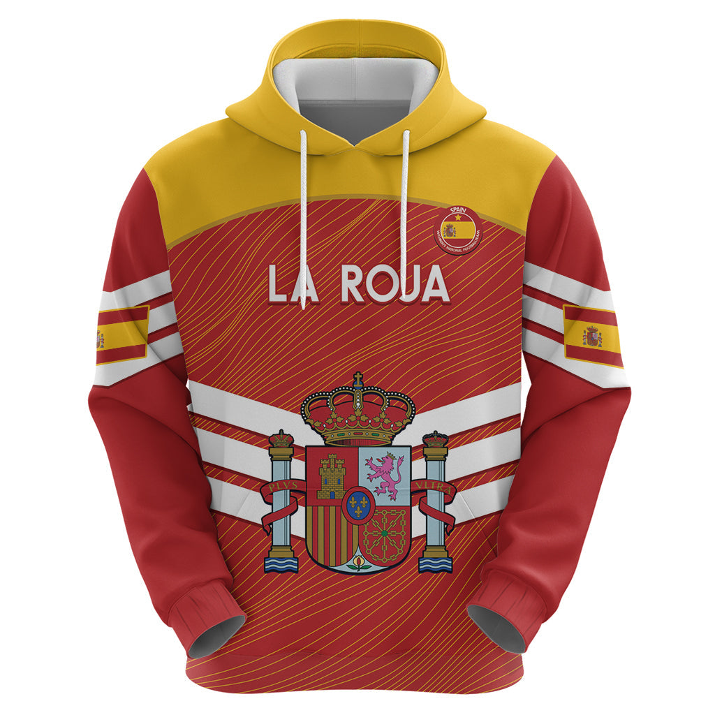 Custom Spain Football Hoodie Summer 2024 La Roja LT14