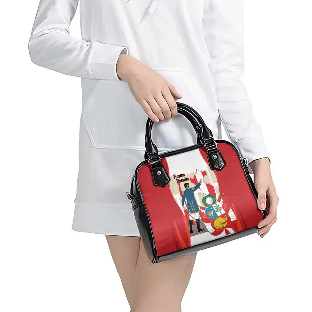 Peru Independence Day Shoulder Handbag Jose de San Martin Fiestas Patrias LT14