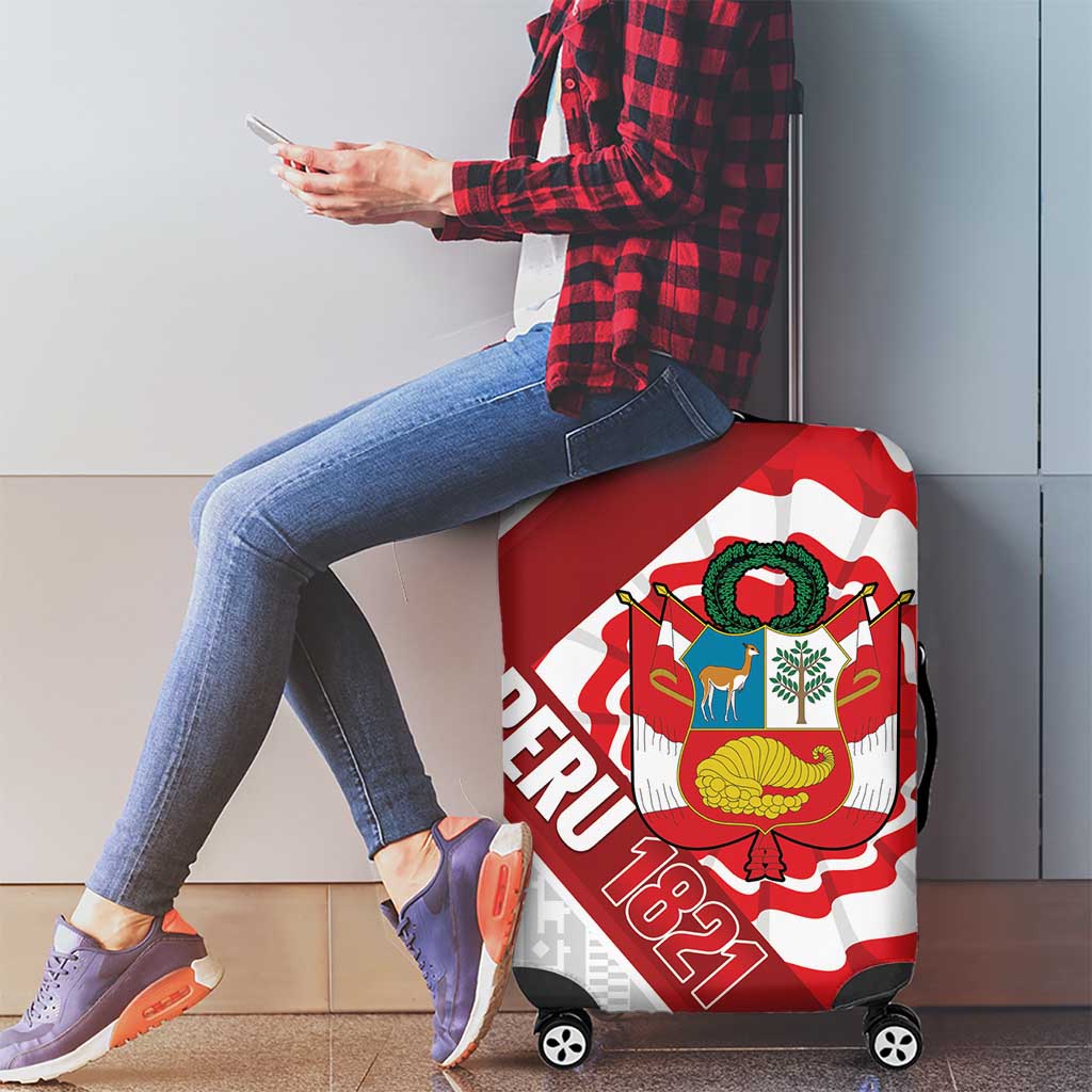 Peru 1821 Proud Luggage Cover National Day Peruvian Pattern LT14