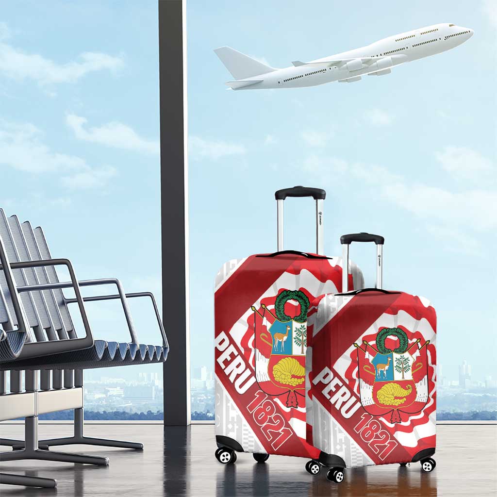 Peru 1821 Proud Luggage Cover National Day Peruvian Pattern LT14