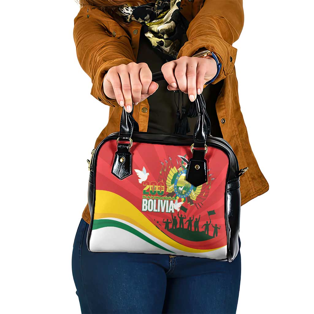 Bolivia Independence Day Shoulder Handbag 200 Anos Dia de la Independencia LT14