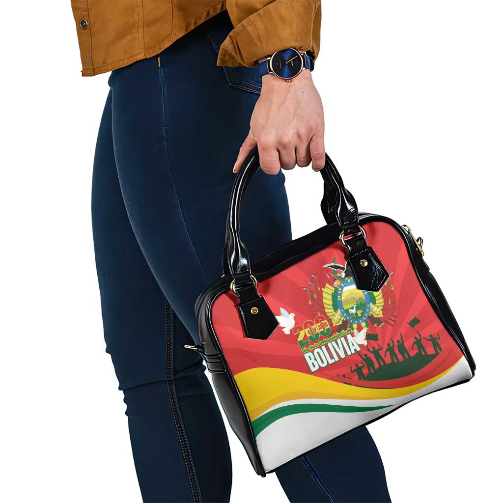 Bolivia Independence Day Shoulder Handbag 200 Anos Dia de la Independencia LT14
