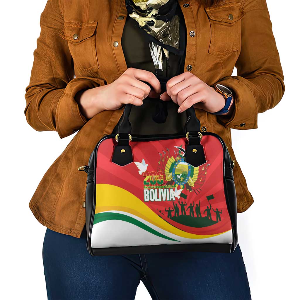 Bolivia Independence Day Shoulder Handbag 200 Anos Dia de la Independencia LT14
