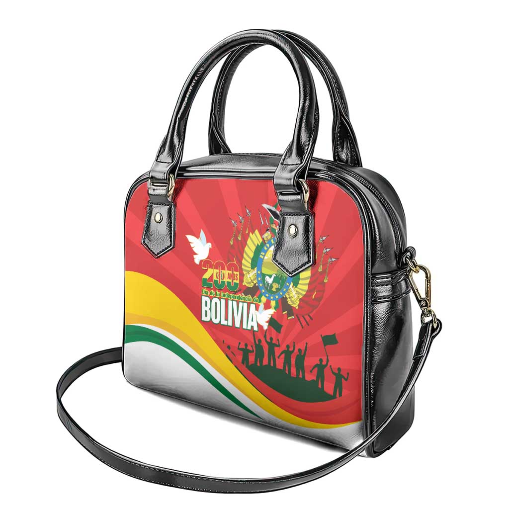 Bolivia Independence Day Shoulder Handbag 200 Anos Dia de la Independencia LT14