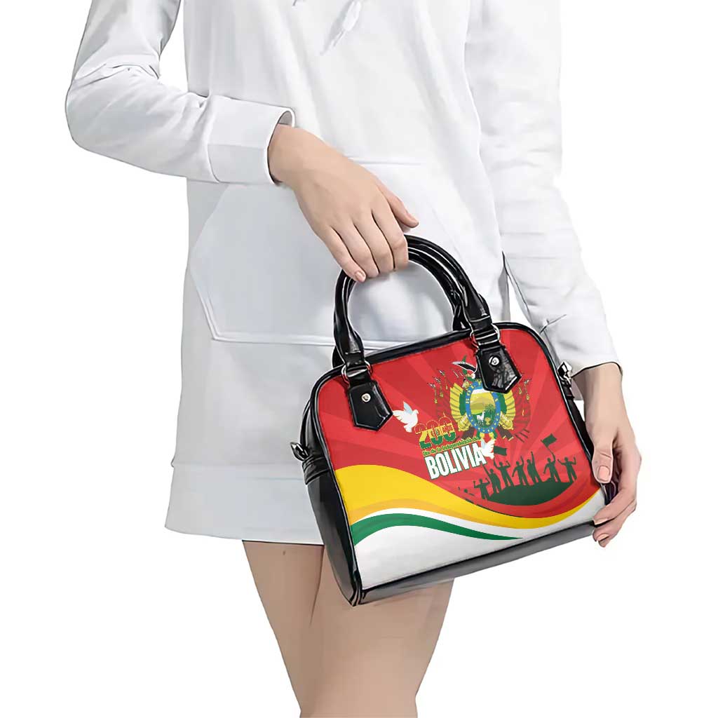 Bolivia Independence Day Shoulder Handbag 200 Anos Dia de la Independencia LT14