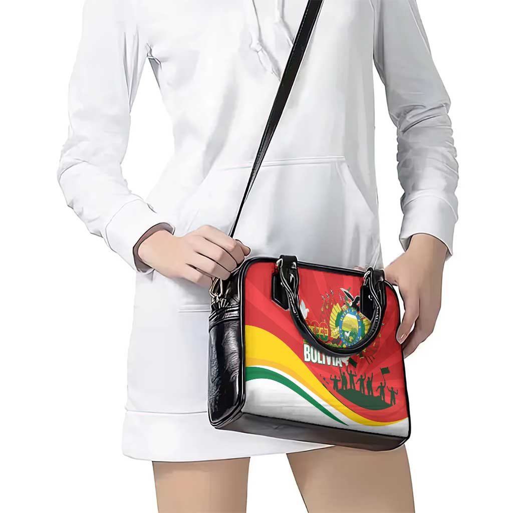 Bolivia Independence Day Shoulder Handbag 200 Anos Dia de la Independencia LT14