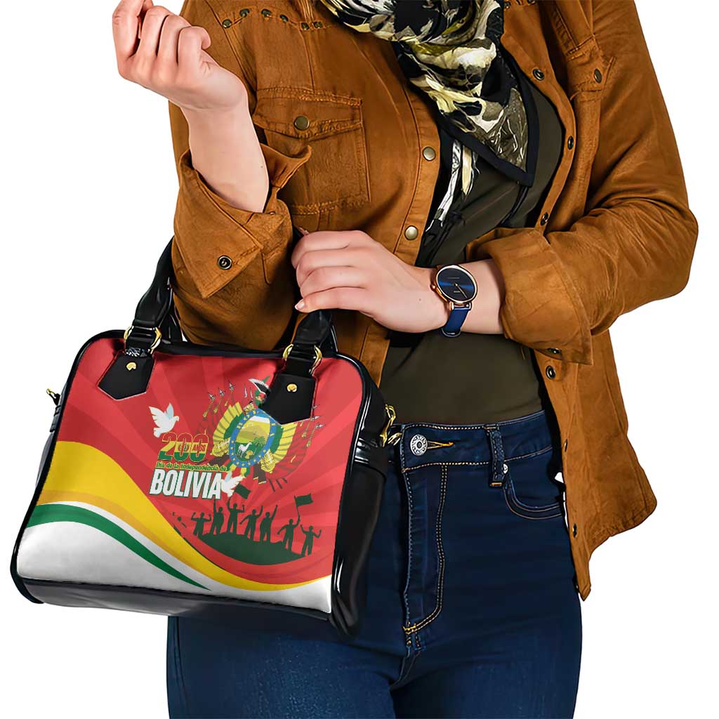 Bolivia Independence Day Shoulder Handbag 200 Anos Dia de la Independencia LT14