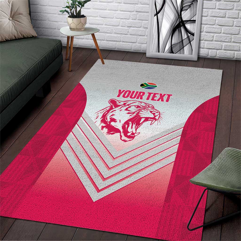 South Africa Rugby Custom Area Rug Come On Puma African Pattern LT14