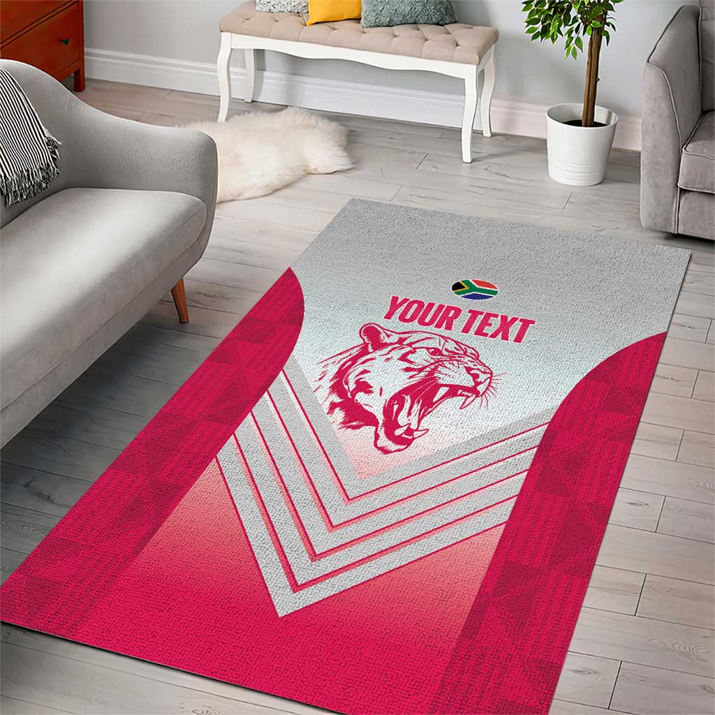 South Africa Rugby Custom Area Rug Come On Puma African Pattern LT14