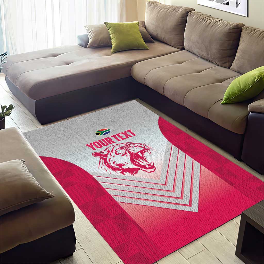 South Africa Rugby Custom Area Rug Come On Puma African Pattern LT14