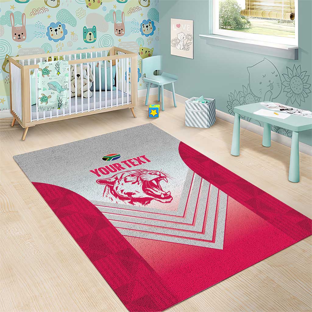 South Africa Rugby Custom Area Rug Come On Puma African Pattern LT14