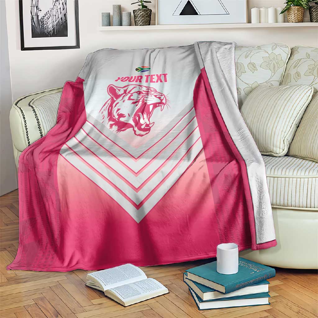 South Africa Rugby Custom Blanket Come On Puma African Pattern LT14