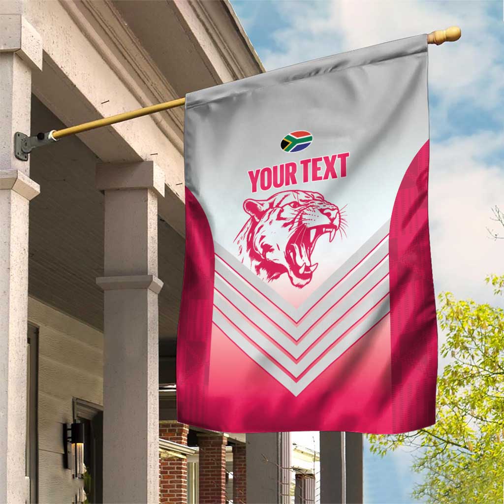 South Africa Rugby Custom Garden Flag Come On Puma African Pattern LT14