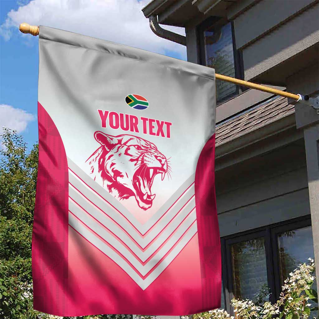 South Africa Rugby Custom Garden Flag Come On Puma African Pattern LT14