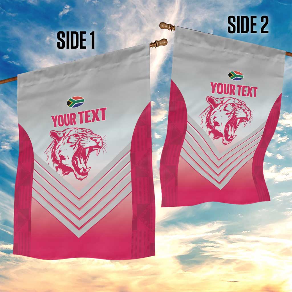 South Africa Rugby Custom Garden Flag Come On Puma African Pattern LT14