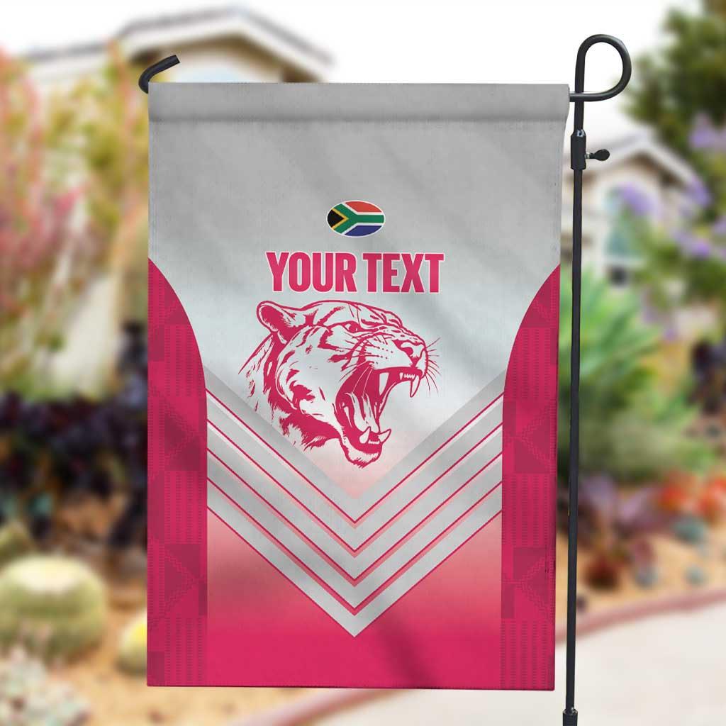 South Africa Rugby Custom Garden Flag Come On Puma African Pattern LT14
