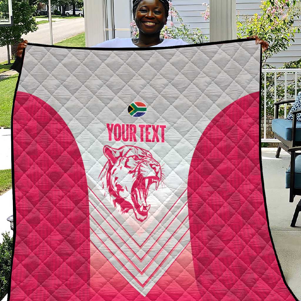 South Africa Rugby Custom Quilt Come On Puma African Pattern LT14