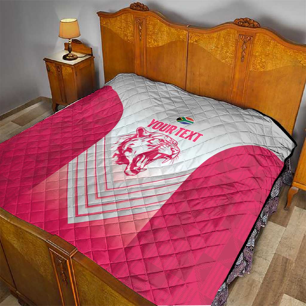 South Africa Rugby Custom Quilt Come On Puma African Pattern LT14
