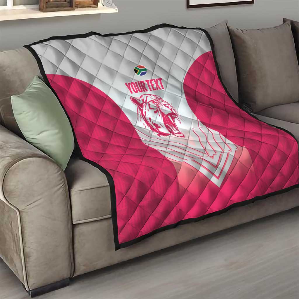 South Africa Rugby Custom Quilt Come On Puma African Pattern LT14