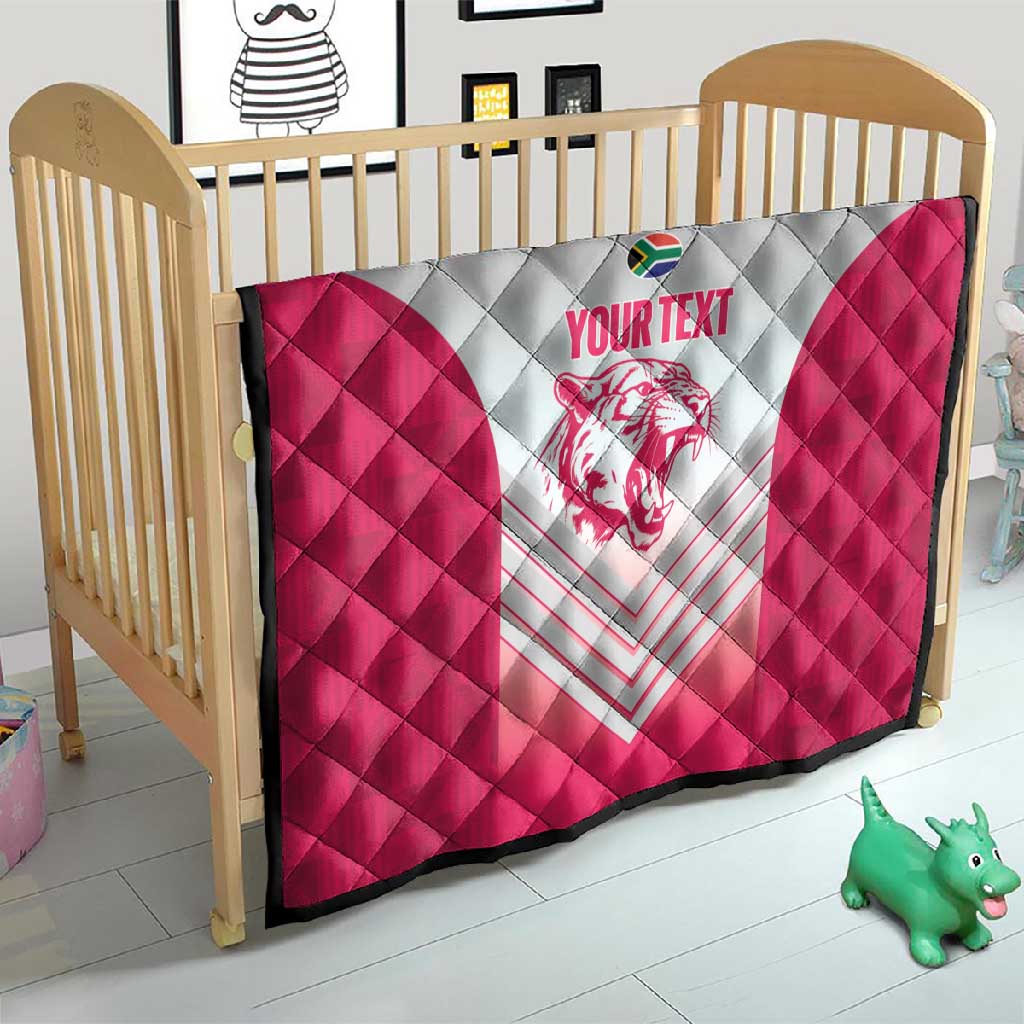 South Africa Rugby Custom Quilt Come On Puma African Pattern LT14