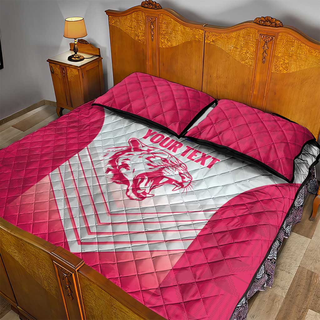 South Africa Rugby Custom Quilt Bed Set Come On Puma African Pattern LT14