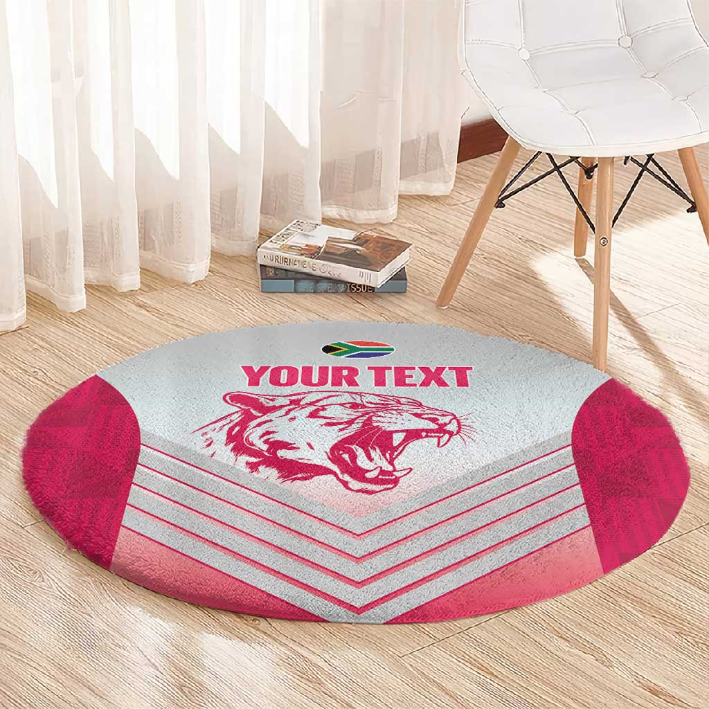 South Africa Rugby Custom Round Carpet Come On Puma African Pattern LT14