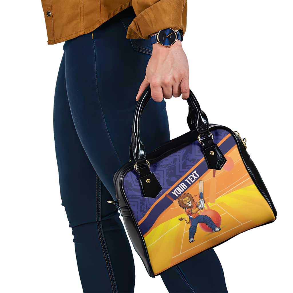 Custom Netherlands Cricket Shoulder Handbag Go Flying Dutchmen Lion Mascot LT14