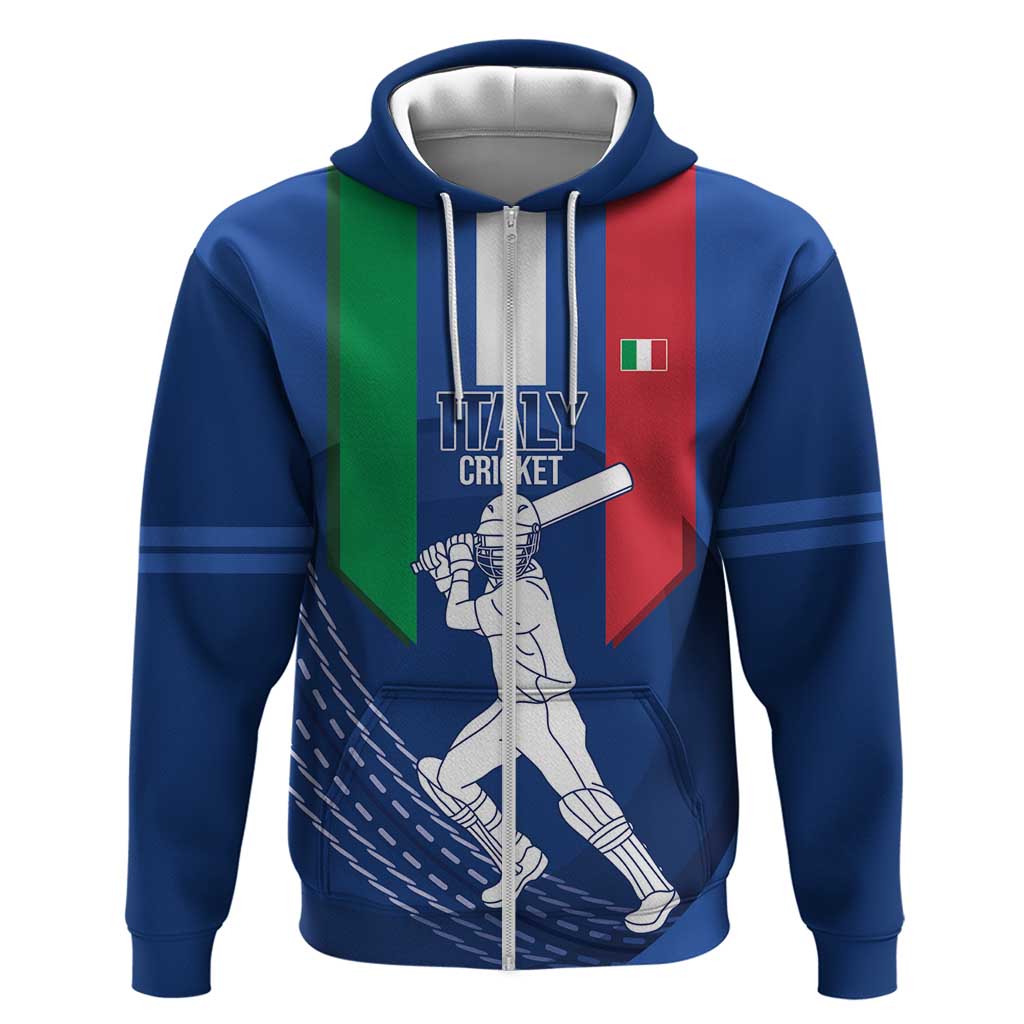 Custom Italy Cricket Hoodie Go Gli Azzurri LT14