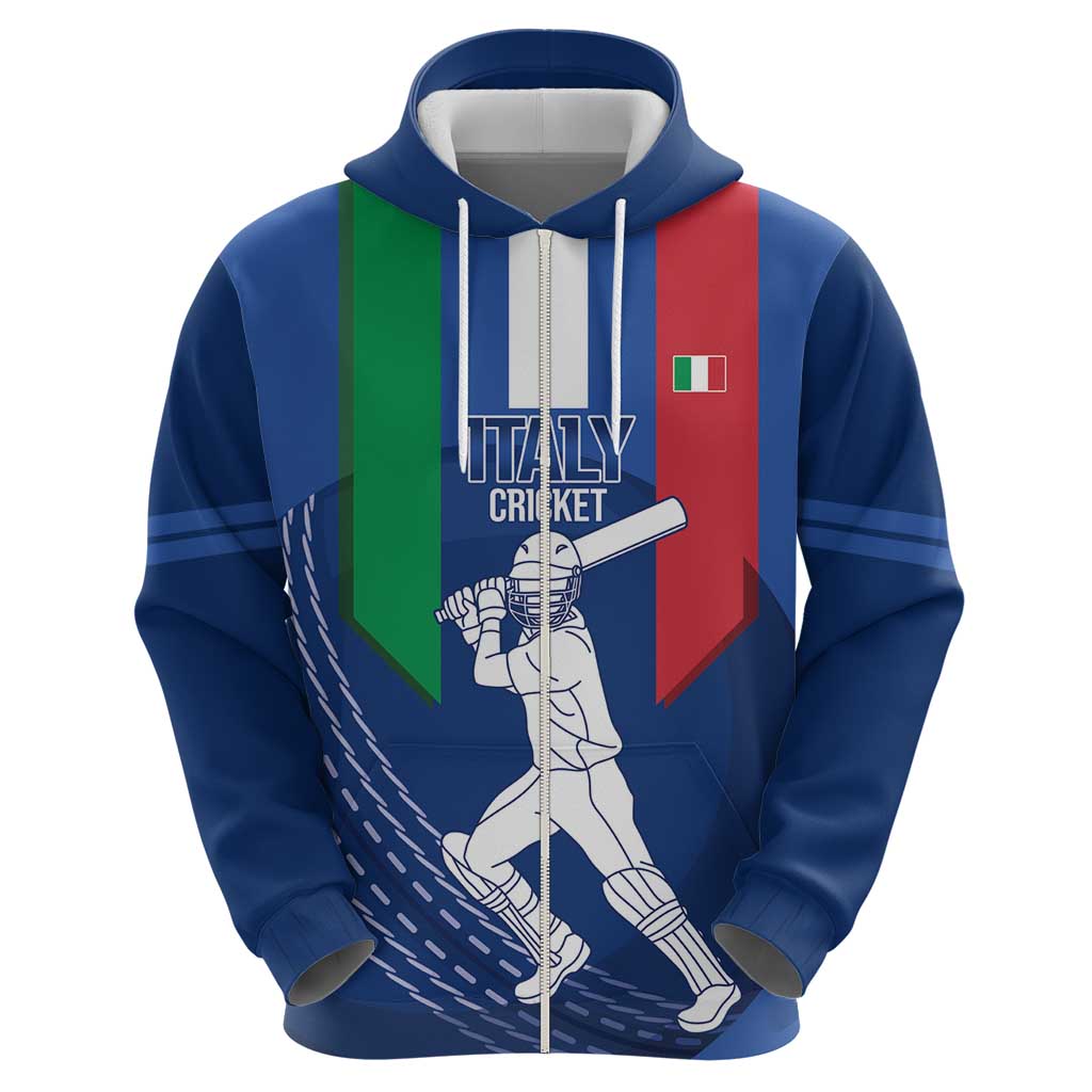 Custom Italy Cricket Hoodie Go Gli Azzurri LT14