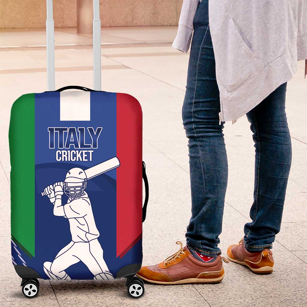 Italy Cricket Luggage Cover Go Gli Azzurri LT14