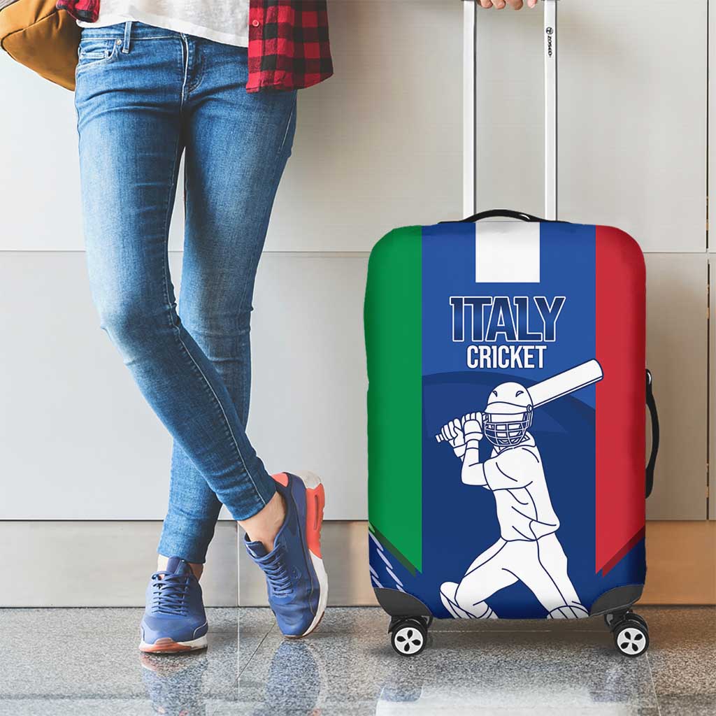 Italy Cricket Luggage Cover Go Gli Azzurri LT14