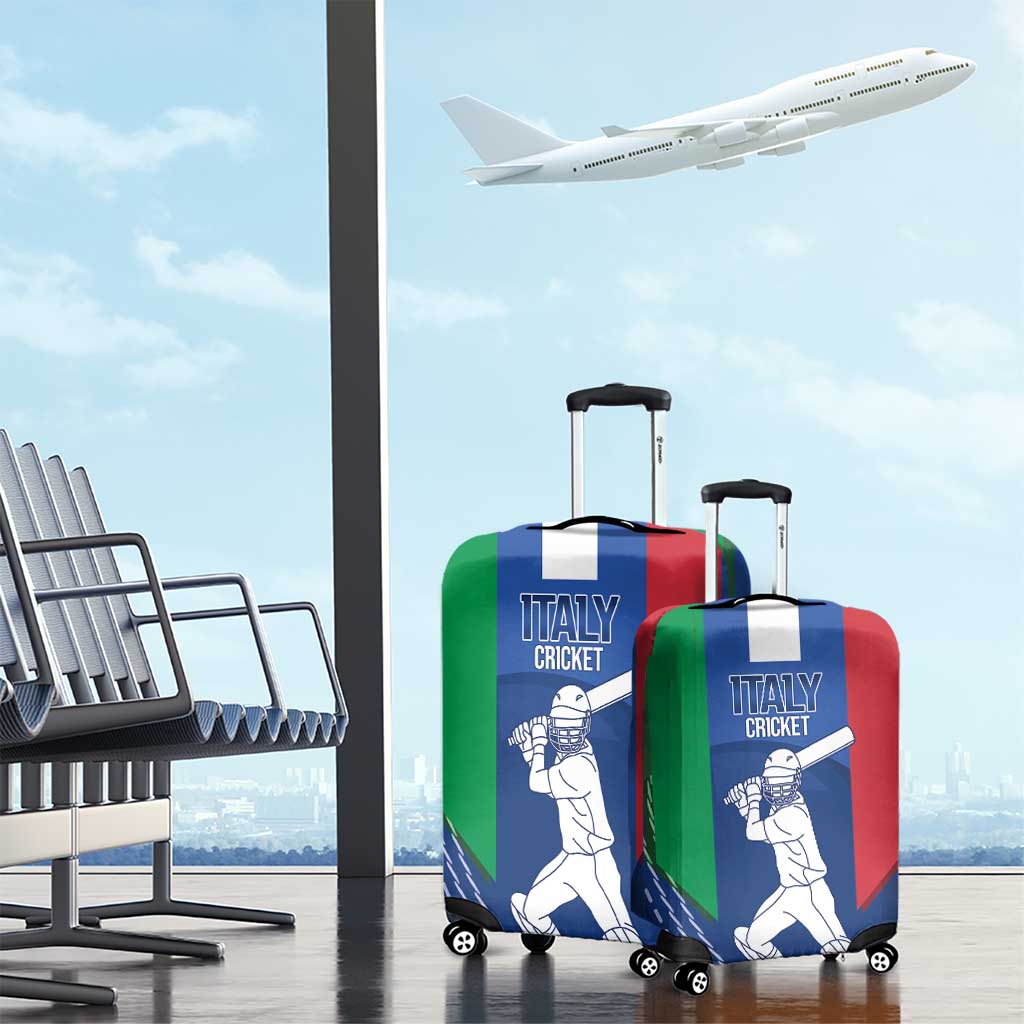 Italy Cricket Luggage Cover Go Gli Azzurri LT14