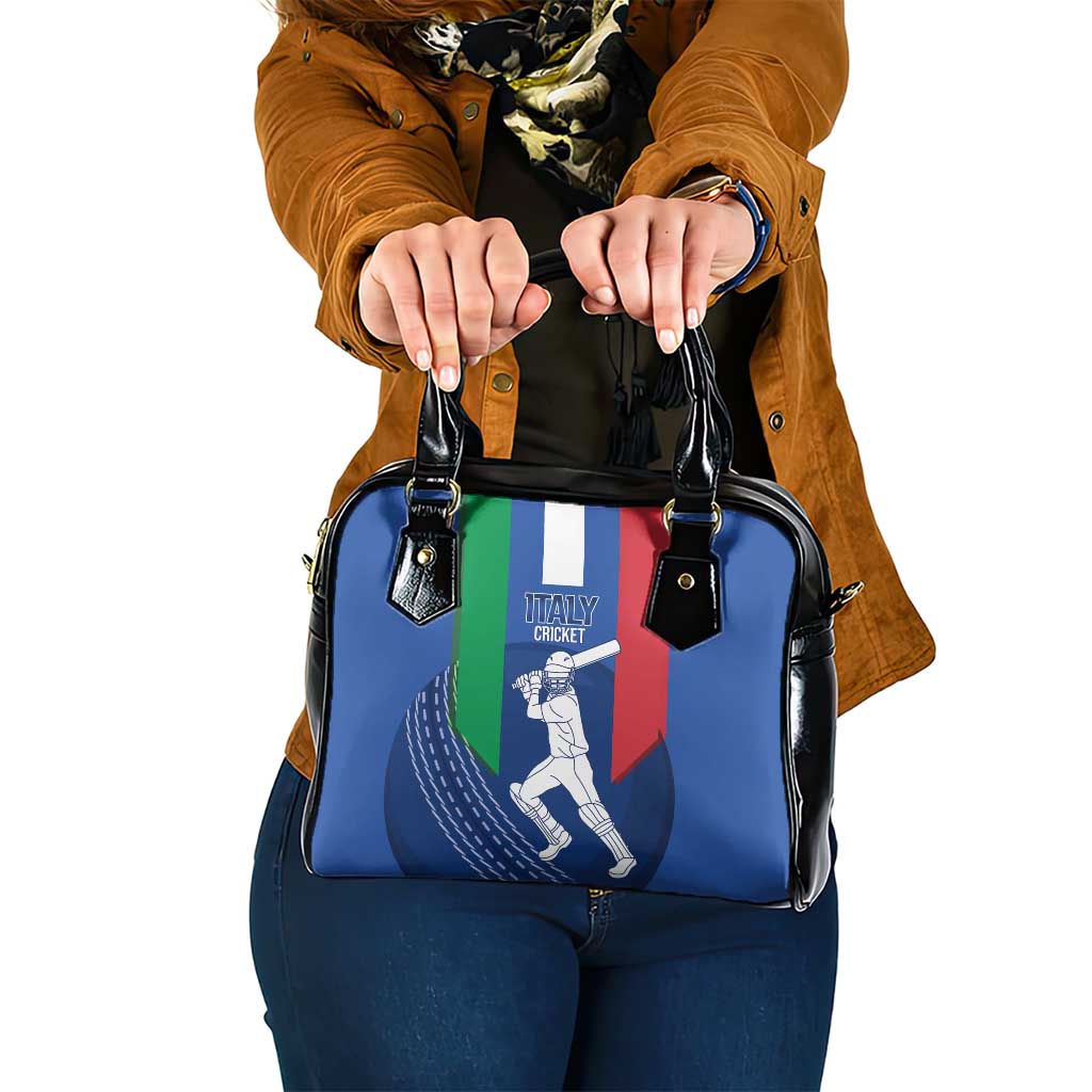 Italy Cricket Shoulder Handbag Go Gli Azzurri LT14