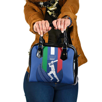 Italy Cricket Shoulder Handbag Go Gli Azzurri LT14
