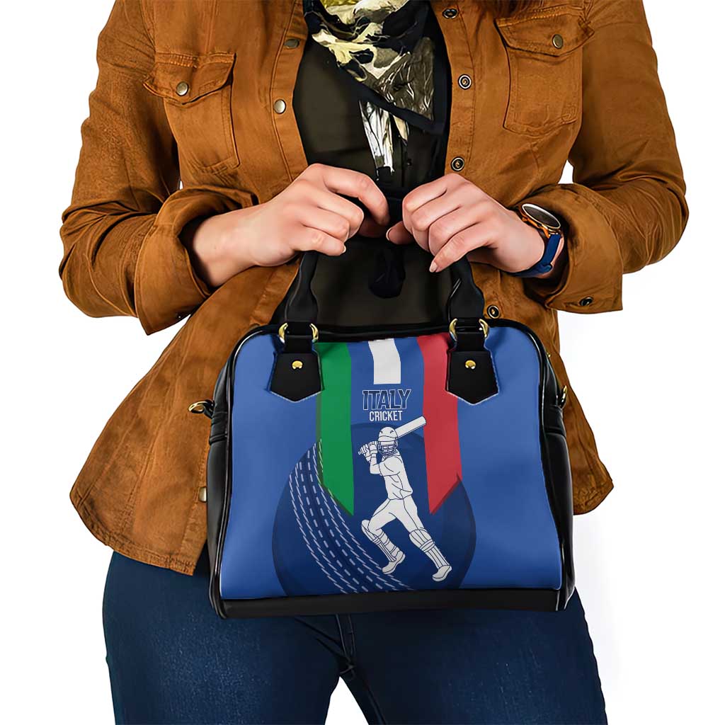 Italy Cricket Shoulder Handbag Go Gli Azzurri LT14