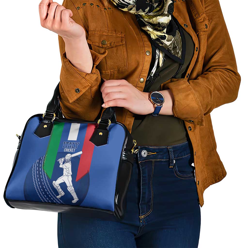 Italy Cricket Shoulder Handbag Go Gli Azzurri LT14