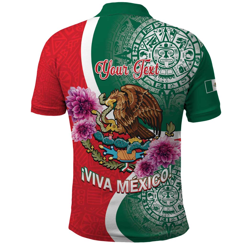 Personalized Mexico Independence Day Polo Shirt 16 De Septiembre Mexican Aztec LT14