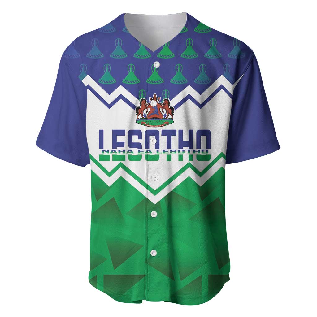 Personalised Lesotho Independence Day Baseball Jersey Naha ea Lesotho Proud LT14