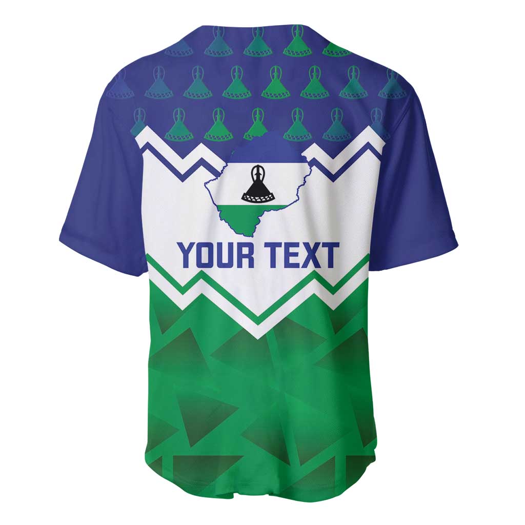 Personalised Lesotho Independence Day Baseball Jersey Naha ea Lesotho Proud LT14