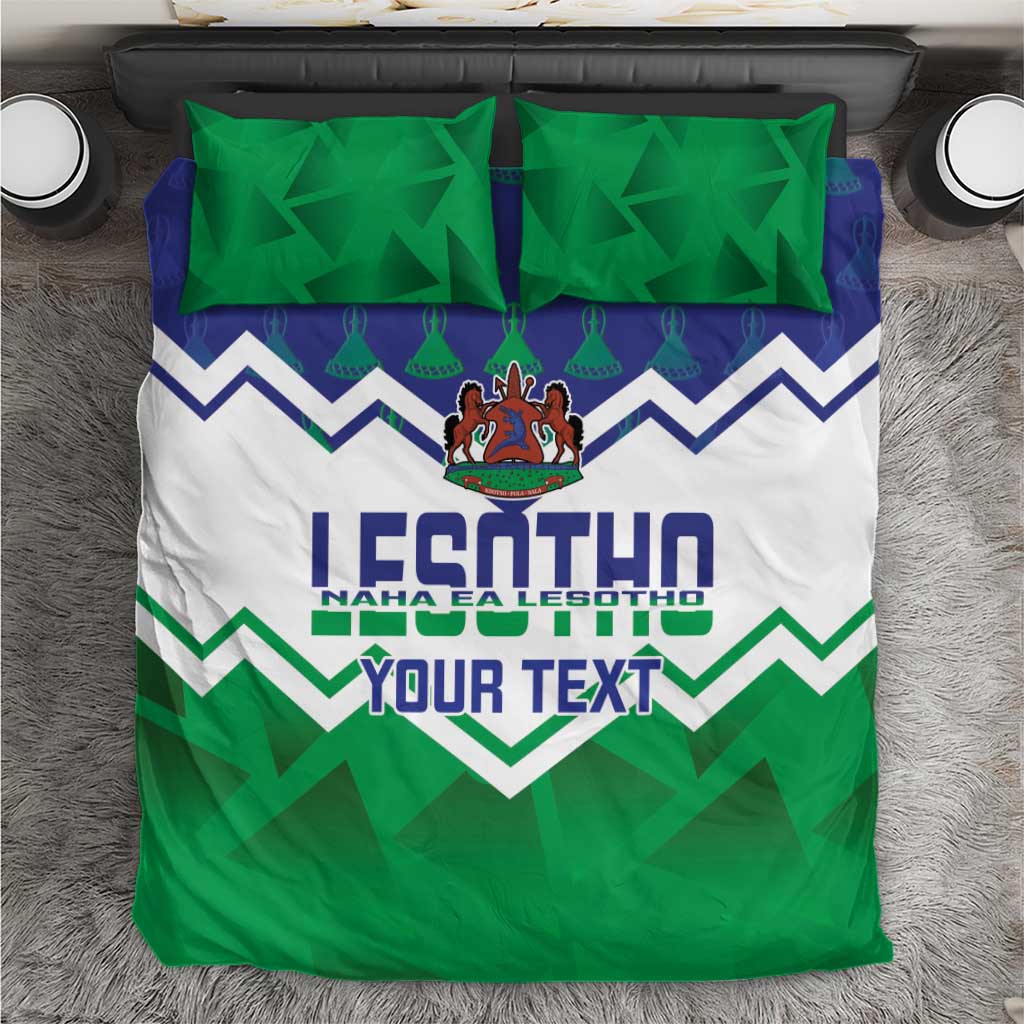 Personalised Lesotho Independence Day Bedding Set Naha ea Lesotho Proud LT14