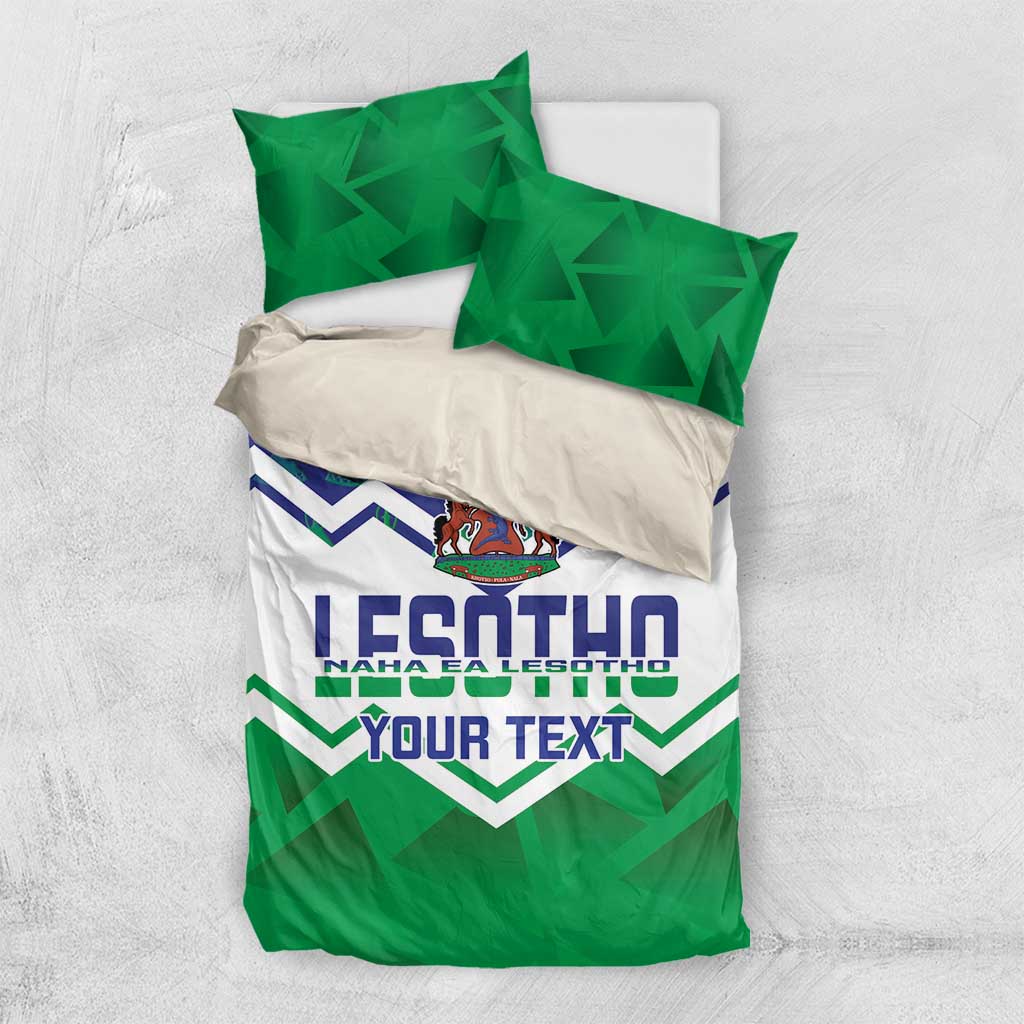 Personalised Lesotho Independence Day Bedding Set Naha ea Lesotho Proud LT14