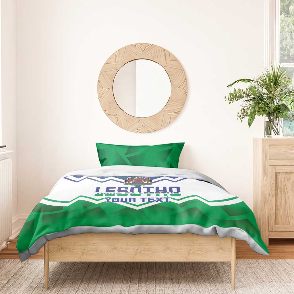 Personalised Lesotho Independence Day Bedding Set Naha ea Lesotho Proud LT14