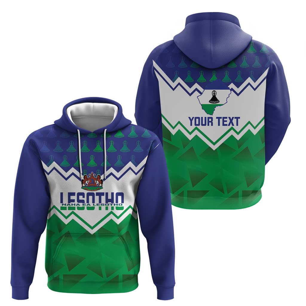 Personalised Lesotho Independence Day Hoodie Naha ea Lesotho Proud LT14
