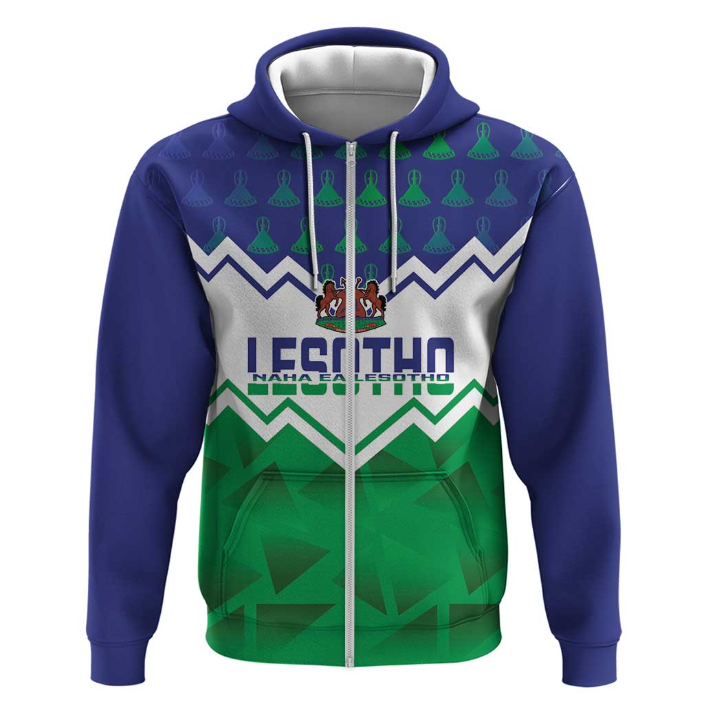 Personalised Lesotho Independence Day Hoodie Naha ea Lesotho Proud LT14